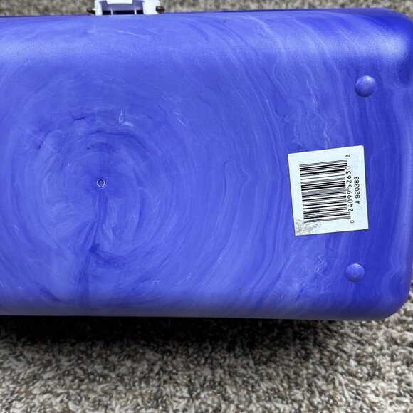 Vintage Caboodles Purple Swirl Model 2630 USA 3 Tier Mirror Makeup Pageant Case - Picture 6 of 9